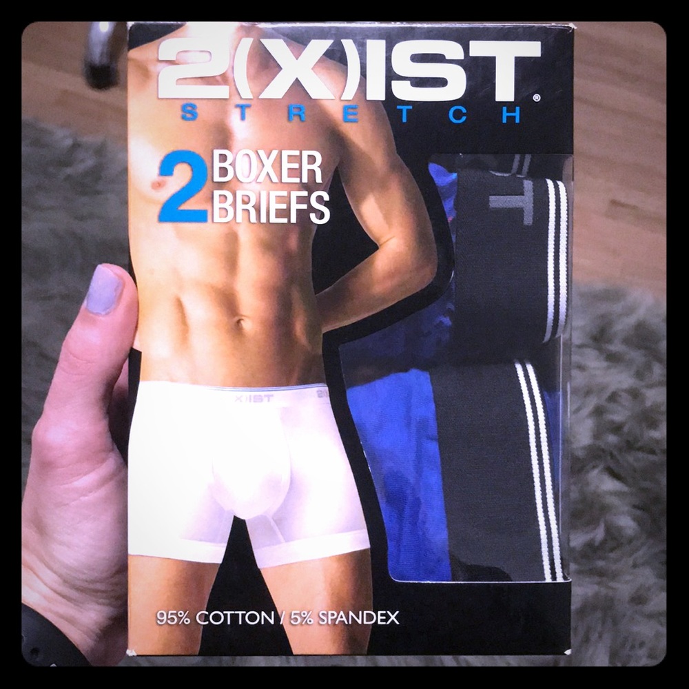 Pair of 2(x)IST men’s boxer briefs